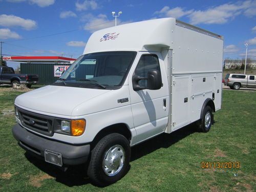 2005 ford e350 1 ton contractors van supreme body low miles (look)