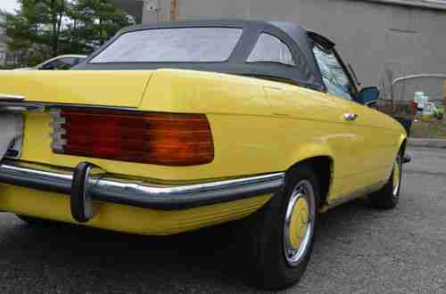 1972 Mercedes benz 450sl convertible 2 tops excellent condition, image 16