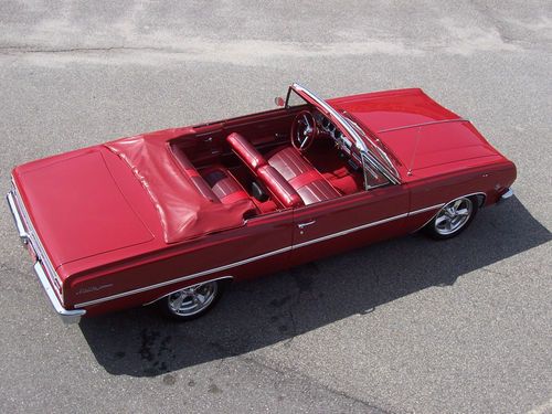 Awesome matching # 1965 chevy malibu chevelle convertible ready to show and go!