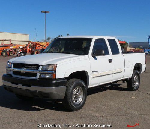 2004 chevrolet 2500hd extended cab pickup truck 6.0l v8 a/t cold a/c silverado