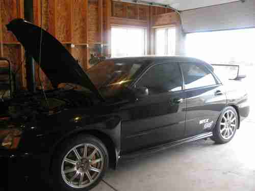 2004 black subaru sti, image 6