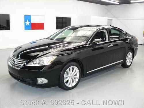 2010 lexus es350 sunroof climate leather blk on blk 18k texas direct auto