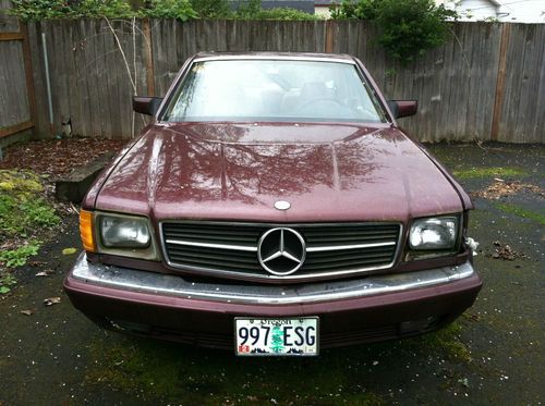 1985 mercedes-benz 500sec base coupe 2-door 5.0l