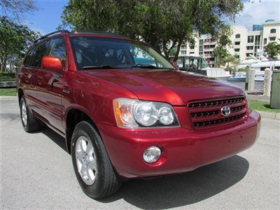 Toyota highlander ltd 4x4 awd leather sunroof auto sharp