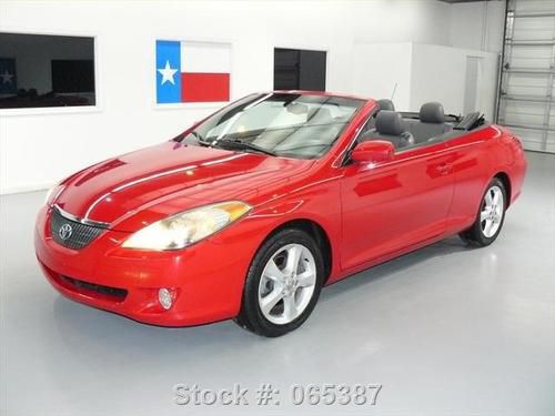 2006 toyota solara sle v6 convertible htd leather 67k!! texas direct auto