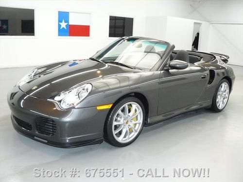 2005 porsche 911 turbo s cabriolet awd 6-spd nav 18k mi texas direct auto