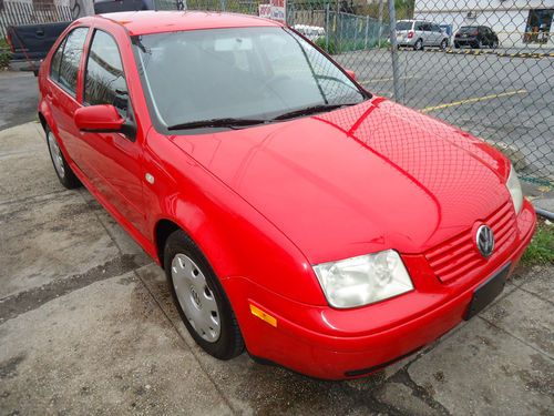 2000 volkswagen jetta gls 4-door 2.0l 137k miles runs &amp; drives great red manual