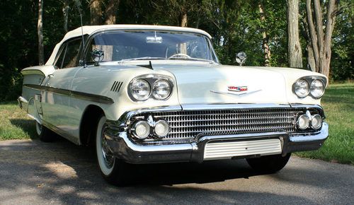 1958 chevrolet impala convt- 5 time super chevy champion!