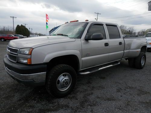 2005 chevrolet silverado 3500 lt crew cab 4x4 diesel *3" lift &amp; oversize tires*