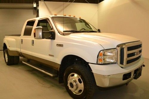 Ford f-350 lariat super duty crew  4x4 v8 6.0l diesel leather great condition