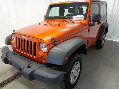 2011 jeep wrangler sport hard top low miles 4wd v6 automatic clean carfax 1owner