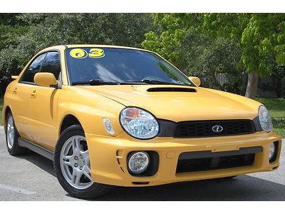 2003 subaru impreza wrx awd, 2.5l, 4drs, 5 spd, clean, no accidents, no reserve.