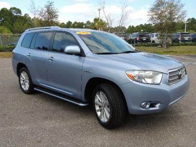 2008 toyota highlander limited hybrid-electric certified navigation leather