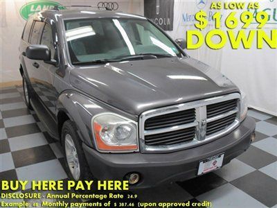 2004(04)durango st awd we finance bad credit! buy here pay here low down $1199