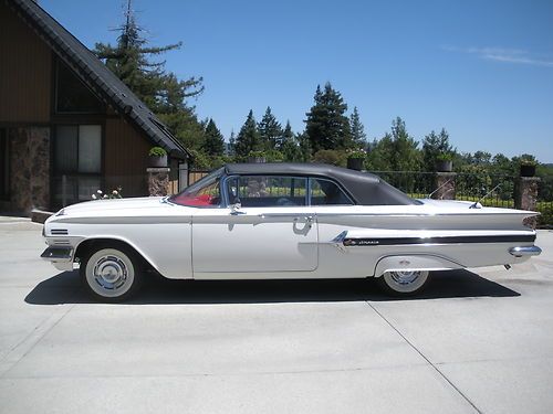 1960 chevrolet impala convertible, 283 v8 4-bbl dual exhaust, 2-speed powerglide