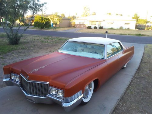 1970 bagged cadillac deville. total custom lowrider! 66k orig miles! bad caddy!!