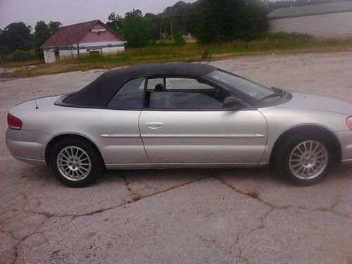 04 chrysler sebring convertable