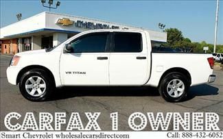 Used nissan titan 4x2 se crew cab pickup trucks 2wd automatic truck we finance