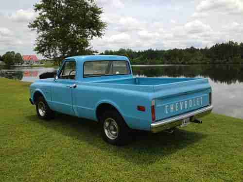 1969 chevy c-10 fleetside short bed, image 2