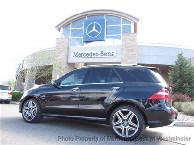 2012 certified mercedes benz ml63 amg / 17k miles / triple black / designo / wow