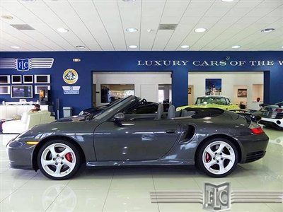 2004 porsche 911 2dr cabriolet turbo 6-spd manual convertible stunning!