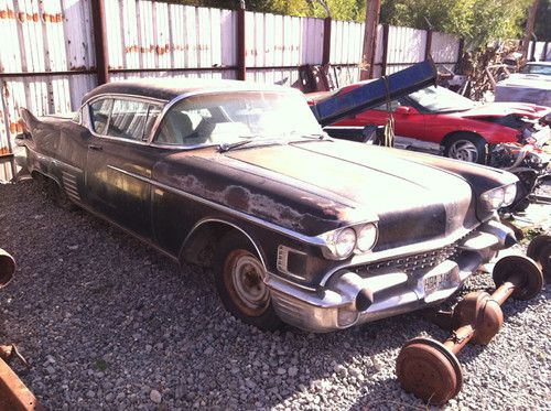 1958 cadillac coupe deville 2dr ht tripower original lots of pics in description