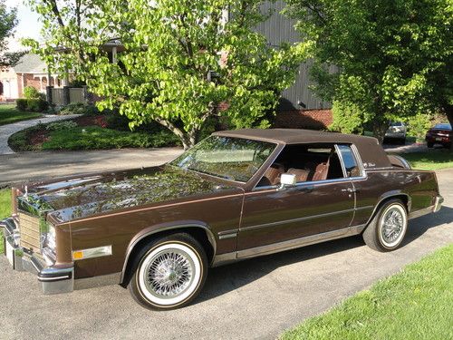 83 cadillac eldorado show quality! clean carfax*classic cadillac package*only42k