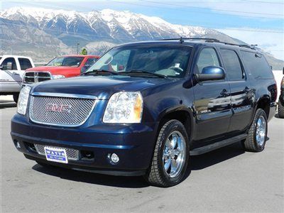 Suv yukon xl 4x4 slt 3rd row leather sunroof heated seats vortec low miles auto