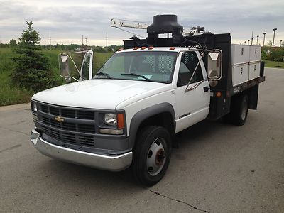 Crane 3500 diesel manual utility work lights pto chevy truck