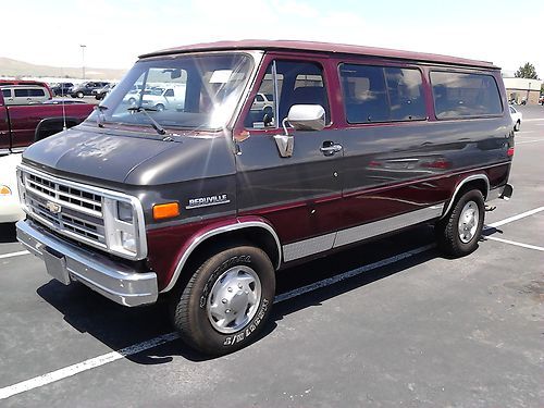 1988 g20 12 passenger sports van, new mr. goodwrench eng / layaway / world ship