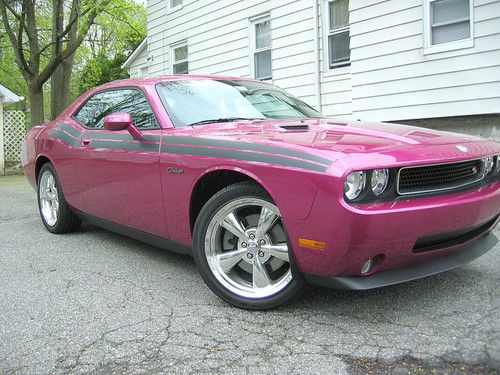 2010 challenger r/t furious fuchsia with everything + mopar cai + hurst shifter