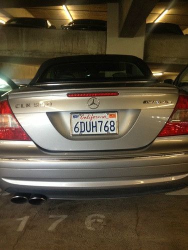 Mercedes benz clk500 amg tan with 2 subwoofers