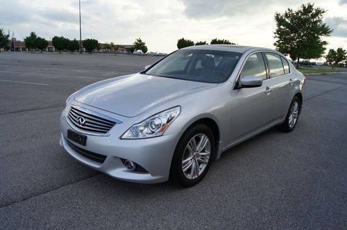 No reserve 2011 infiniti g37x awd back-up camera,leather,1-owner,warranty