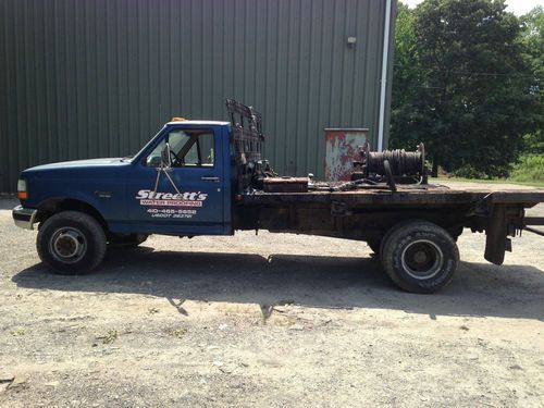 Ford f-450 f-superduty 7.3 diesel powerstroke flatbed