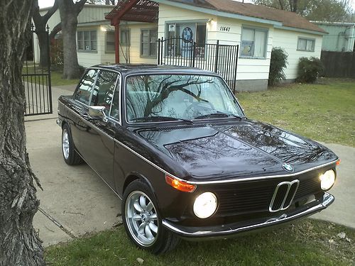 1974 BMW 2002 Schwartz Black, electric moonroof, AC, all new resto.. final sale, image 10