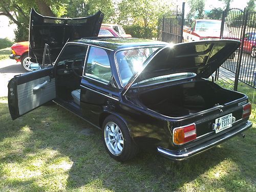 1974 BMW 2002 Schwartz Black, electric moonroof, AC, all new resto.. final sale, image 16