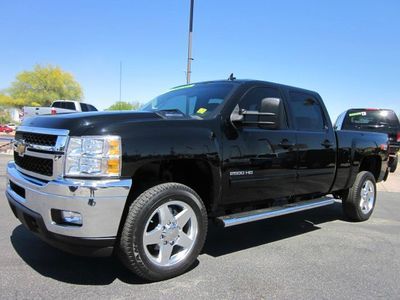 2011 CHEVROLET 2500 HD CHEVY SILVERADO CREW CAB Z71 DIESEL 4X4 TRUCK~LEATHER~LTZ, image 2