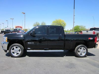 2011 CHEVROLET 2500 HD CHEVY SILVERADO CREW CAB Z71 DIESEL 4X4 TRUCK~LEATHER~LTZ, image 3