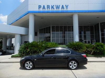 2008 bmw 528i sedan black 3.0l six cylinder automatic sunroof