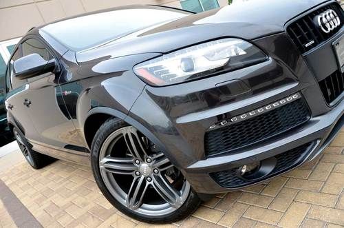 12 audi q7 3.0t quattro loaded s-line &amp; plus adaptine air suspension 21' wheels