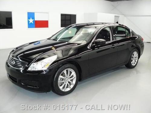 2009 infiniti g37 sedan auto sunroof htd leather 58k mi texas direct auto