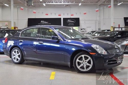 2004 infiniti g35 sedan leather, one owner, premium pkg, heated seats, bose