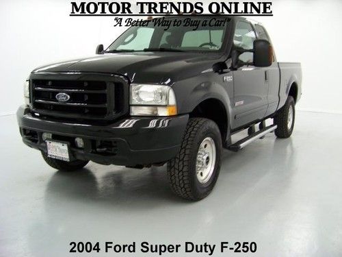 4x4 diesel leather seats extended cab boards ford bed liner 2004 ford f-250 55k