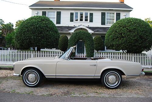 1965 Mercedes 230SL PAGODA Roadster W113 , DB181 / BROWN LEATHER, 121 pictures *, US $34,500.00, image 2
