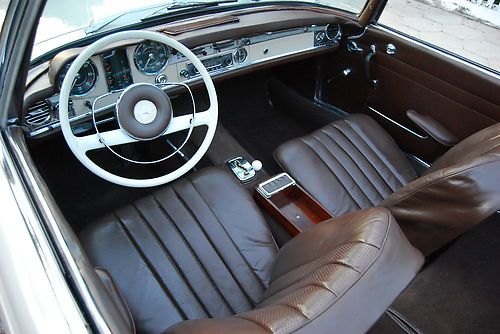 1965 Mercedes 230SL PAGODA Roadster W113 , DB181 / BROWN LEATHER, 121 pictures *, US $34,500.00, image 3