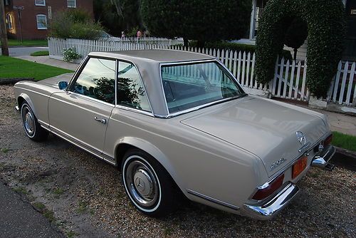 1965 Mercedes 230SL PAGODA Roadster W113 , DB181 / BROWN LEATHER, 121 pictures *, US $34,500.00, image 9