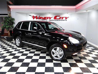 2004 porsche cayenne s v8 luxury suv~awd~black/black~dealer serviced~super clean