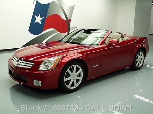 2005 cadillac xlr hard top nav hud htd leather only 12k texas direct auto