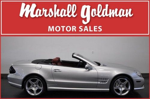 2009 mercedes benz sl550 silver arrow pano roof only 14,700 miles