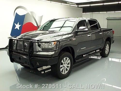 2013 toyota tundra platinum crewmax 4x4 sunroof nav 9k texas direct auto